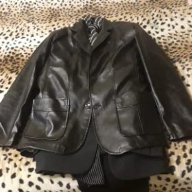 Men's Genuine Leather Blazer Jacket photo review