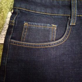 2020 Winter  Men's Warm Slim Fit Jeans Fleece Stretch photo review